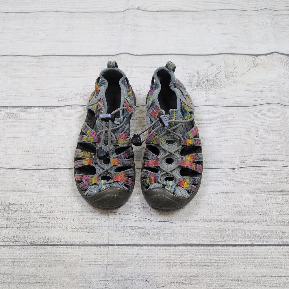 2 Keen Rainbow Stripe Whisper Sandals